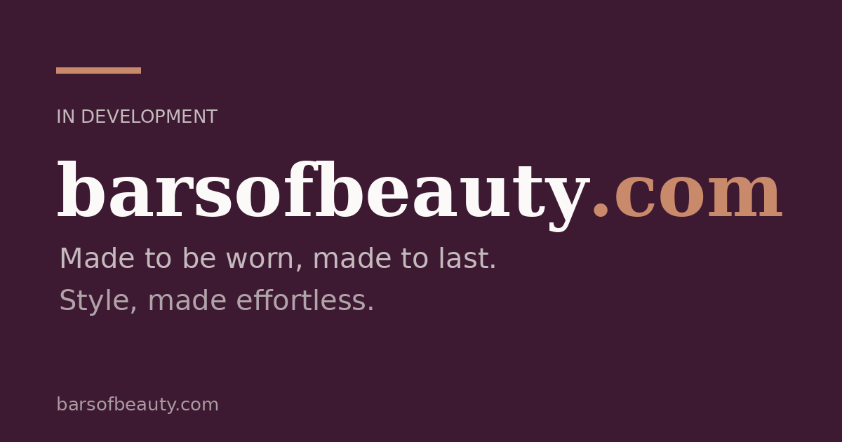 Link preview image for barsofbeauty.com